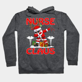 Nurse Santa Claus Reindeer Christmas Matching Costume Hoodie